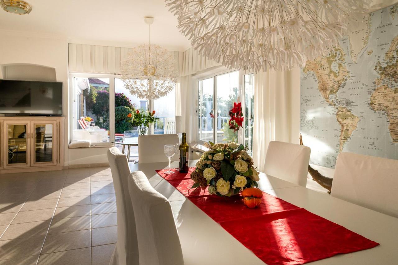 Relaxing Villa Heated Pool Luxurious Views Massage Santa Ursula  Exterior photo